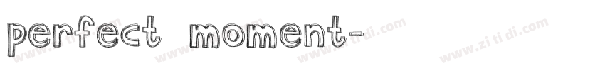perfect moment字体转换